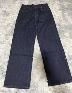 【新品・濃紺ワイドデニム Mサイズ】