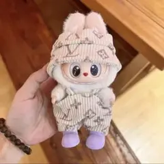 ラブブ 17センチ 着せ替え ぬいぐるみ オーバーオール
