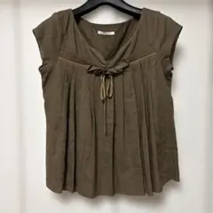 最終価格！ファヌル❤︎麻生地入りトップス⭐︎超美品！