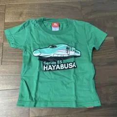 E5系新幹線 はやぶさTシャツ 100cm グリーン