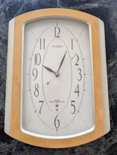 【ジャンク動きません】CITIZEN オーバル型　電波時計