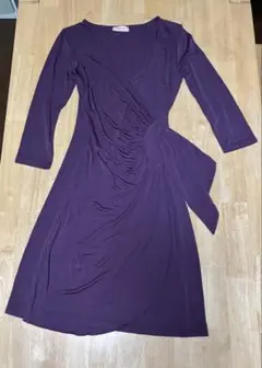 Filles パープル ラップドレス