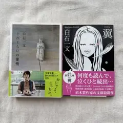 白石一文 どれくらいの愛情 翼 2冊セット