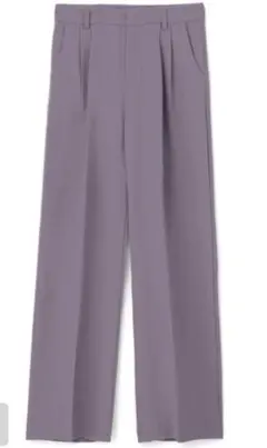 ラベンダーストレートパンツ S