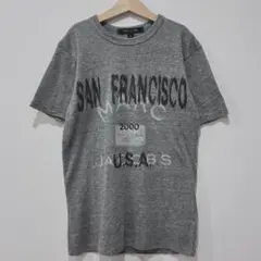 マークジェイコブス　SAN FRANCISCO 2000 Tシャツ グレー