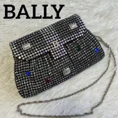 ★ 激レア ★ BALLY バリー ビジュー B ストーン チェーン ショルダー