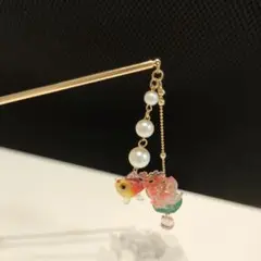 No.21 かんざし　金魚＆蓮