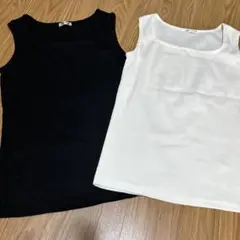最終お値下げ　新品未使用　ハニーズ　スクエアリブタンクトップ ３枚セット♪