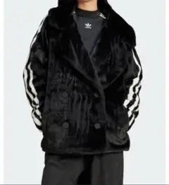 adidasフェイクファーコート　adidasオリジナル　新品