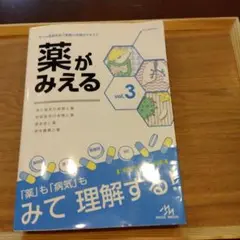 薬がみえるvol.3 B5サイズ 厚さ3センチ 定価3900円＋税