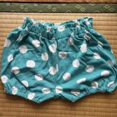 子供服　ズボン　95cm 水色　水玉　半ズボン