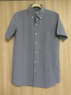 【美品】GREEN LABEL RELAXING 半袖シャツ ギンガムチェック柄