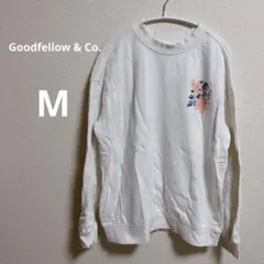 Goodfellow & Co. ホワイトフラワープリントトレーナー Mサイズ