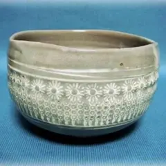 330『三島手 抹茶茶碗』 /骨董品 茶道具 古美術 アンティーク