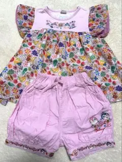 アンパンマンキッズコレクション 半袖ショートパンツ 上下セット サイズ100