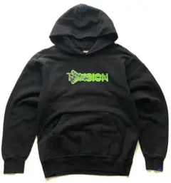 PSEUSHI TENSION 蛍光プリント スウェット パーカー　フーディー