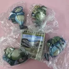 カエルの森工房 無事カエルストラップ アースカラー 全4種コンプセット