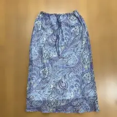 HARMONKA ペイズリー柄 ロングスカート