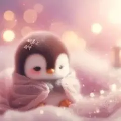ダイヤモンドアート20×20癒しのペンギンさん　初心者作成キット