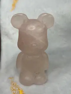 お値下げ！ローズクォーツ、クマのカービング2300→2000