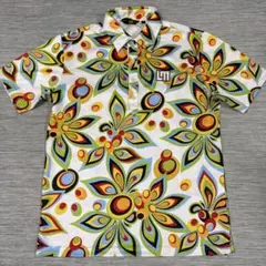 美品　LOUD MOUTH ラウドマウス　総柄　ポロシャツ　L