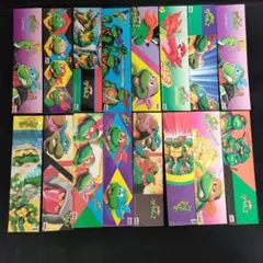 新品　シール16枚セット　ミュータント・タートルズ　当時物　レトロ　タカラ
