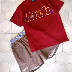 極美品 ARCH Basketball セットアップ カモ柄 デカロゴ