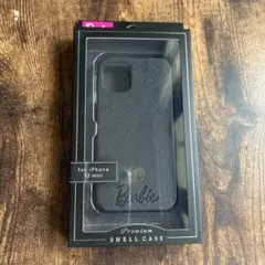 【新品未使用】Barbie iPhone12miniシェルケース　（ブラック）