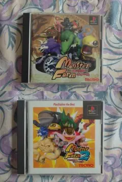 PSゲームソフト　Monster Farm & Monster Farm 2