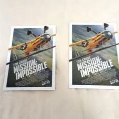 映画 ミッションインポッシブル ファイナルレコニング カード　2枚　送料込み