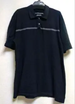 海外古着　ALFANI ブラックポロシャツ