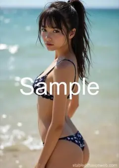 A4サイズアートポスター 1点もの 美女ポスター最高品質 D-ZA-１３