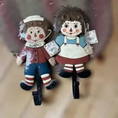 ラガディ＆アン　壁掛けフック