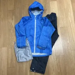 防水フード付きレインウェアセット　150