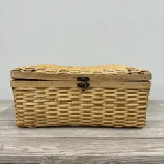 長方形バスケット 仕切り付き
