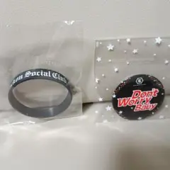 Rockon Social Club ラバーバンド＆缶バッジセット