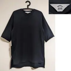 サンシー SUNSEA サイドポケット 5分袖 ダックテイル ビッグTシャツ