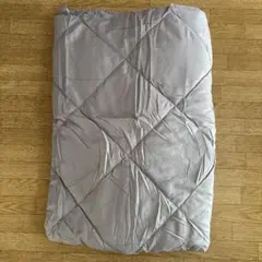 夏用 洗える肌掛け布団 グレー