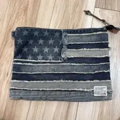 Bayflow アメリカ国旗デザイン クラッチバッグ