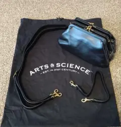 ARTS&SCIENCE アーツアンドサイエンスがまぐちパースBlack美品送込 Push gamaguchi purse S – ARTS&SCIENCE ONLINE SELLER