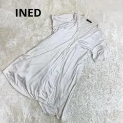 INED シルク混 ロングカーディガン 9M