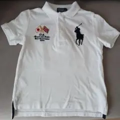 Ralph Lauren ポロシャツ ホワイト 110cm