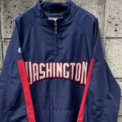 majestic × ワシントン ナショナルズ XL プルジャケット