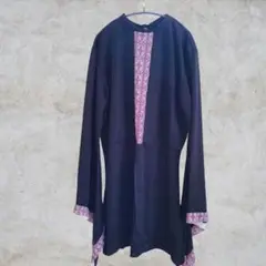 RUBIE'S 黒の刺繍入りワンピース