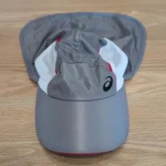 【美品】アシックス　ランニング　サンキャップ