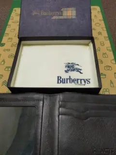バーバリーロンドン 二つ折り財布 定期入&紙幣 箱入