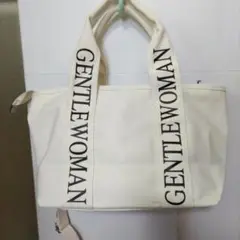 GENTLEWOMAN ショルダーバッグ ホワイト