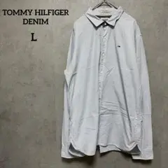 TOMMY HILFIGER DENIM トミーヒルフィガー シャツ 長袖 L