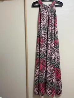 Mahalo ノースリーブロングワンピース　ピンク系