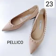 ペリーコ PELLICO パンプス スエード ピンク イタリア製 23